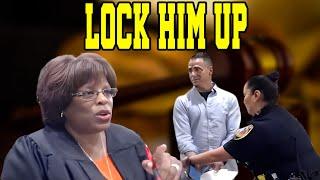 Judge Boyd directly ordered the defendant to be handcuffed live on air shocking the entire court