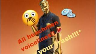 ALL HENCHMEN SOUNDS IN FORTNITE deciphered