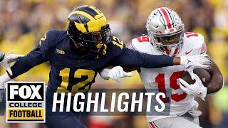 No. 2 Ohio State Buckeyes vs. No. 3 Michigan Wolverines Highlights  CFB on FOX