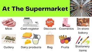 At The Supermarket  English Vocabulary