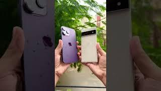 iPhone 14 Pro vs Google Pixel 6 Pro  #shorts