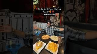 Unlimited Italian Food Just ₹449- #shorts #shortsvideo #youtubeshorts #minivlog