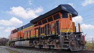 Conoce las Locomotoras Mas Modernas BNSF GE ET44C4 3969