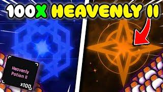 Using 100 HEAVENLY POTIONS For *NEW* ERA 9 AURAS in ROBLOX SOLS RNG