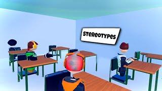 School Stereotypes in Rec Room VR