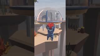 Going above the cave in Underwater #humanfallflat #underwater #trophy #cave #youtubeshorts #gaming