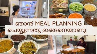 Weekly Meal Planning and Preparation for Working Women in Malayalam Canada Malayalam Vlog