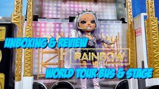Rainbow High Rainbow Vision World Tour Bus & Stage Playset UNBOXING & REVIEW