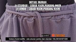 Peluamg Bisnis-Pusat Konveksi Celana Kulot Jumbo Standar