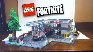 LEGO Fortnite Catty Corner Gas Station MOC - Chapter 2 Season 3  Full-Walkthrough