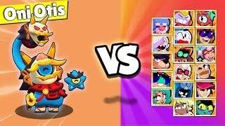 Oni Otis VS Chromatic Brawler’s  Otis 1v1 Brawl Stars Mystery At The Hub