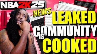 THE 2K COMMUNITY IS COOKED  NBA 2K25 NEWS GURU