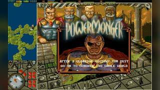 Powermonger longplay - Bullfrog 1990 - real-time strategy - god game world domination DOS  Amiga