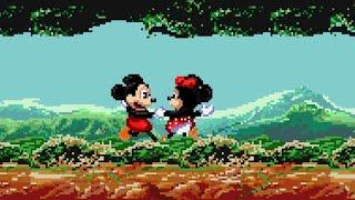 Castle of Illusion Starring Mickey Mouse Saturn Playthrough English