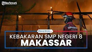 Kebakaran di SMP Negeri 8 Makassar Siswa Kembali Belajar Daring