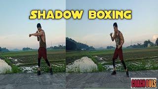 #boxingtraining #CoachDuls Shadow boxing sarap mag training pag ganito ka Ganda Ang Lugar