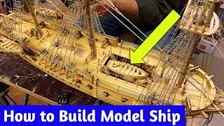 How to Build Model Boat Timelapse Video.