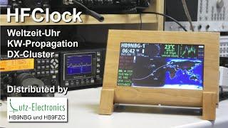 HFClock – Weltzeit-Uhr KW-Propagation DX-Cluster – Eine Präsentation von HB9NBG+HB9FZC