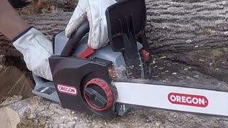 #282 Self Sharpening Chainsaw? The Oregon CS300 Chainsaw. Battery Powered. This I have to see