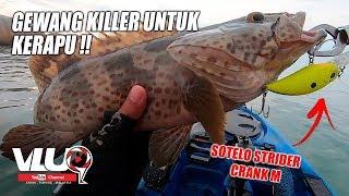 Casting Kerapu Saiz Idaman guna Crankbait Killer - VLUQ#40 - Kayak Fishing Malaysia