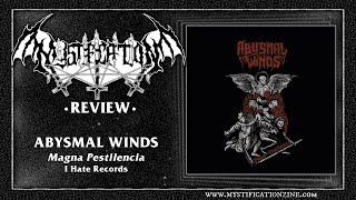 ABYSMAL WINDS Magna Pestilencia I Hate Records 2024  Post-Review