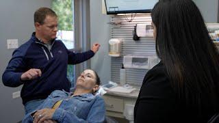 Dentist Assistant and Patient Positioning - Workstation And Traversing Chair