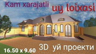 4 honali uy loyixasi  kam xarajatli  zamonaviy ixcham  Узбекона уй проекти  UyChizmalar