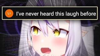 Lapluss Sudden Weird Laugh Surprised Chat【Hololive】