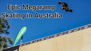 Boost Mobile presents the Mega Ranch Junior Jam - Epic Mega Ramp skateboarding in Australia.