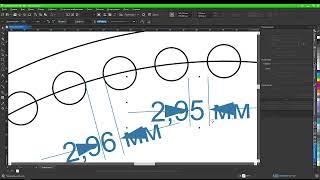 Расставляем кружочки в CorelDraw поворот перетекание объекты вдоль пути.