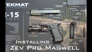 Zev Tech Pro One Piece Magwell for Gen 5 Glock Installation