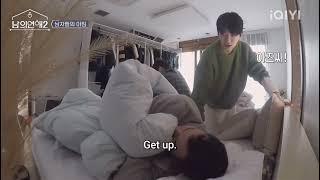 The difference in how Seungho woke up junseong vs hyungjoon  #hisman2