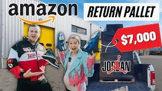 We Spent $750 on a Pallet of Amazon Returns - Unboxing $7000 in MYSTERY Items
