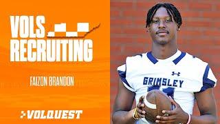 5-star Faizon Brandon talks after Night at Neyland I Tennessee Football Recruiting I GBO