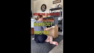 WORKING BAREFOOT  Lady create and restore furniture BAREFOOT  #barefootlife #barefootwalking #usa
