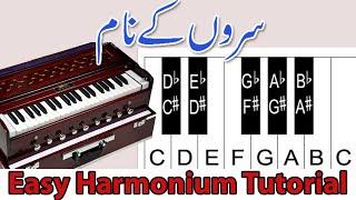 Name Of Musical Keys In Harmonium  Surro K Naam