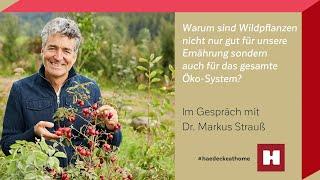 Autor Biologe und Wildpflanzenexperte Dr. Markus Strauß im Gespräch zum Thema Nachhaltigkeit