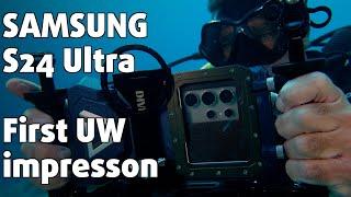 Samsung S24 Ultra for filming underwater?   My first impression