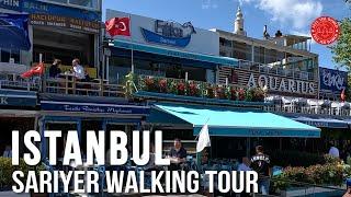 Istanbul Sariyer Beach Beautiful Jun 2023  Walking Tour 4K HDR 60fps