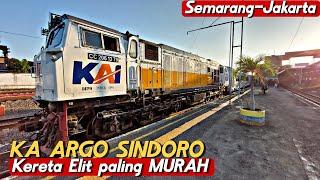 KERETA API ELIT PELARI PAGI  Naik KA ARGO SINDORO Semarang ke Jakarta