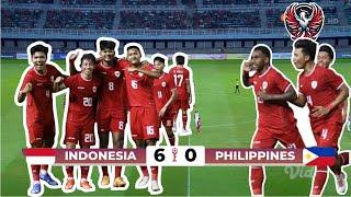 HASIL SKOR INDONESIA Vs FILIPINA  6 - 0  ASEAN U-19 CHAMPIONSHIP 2024