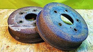 Rusty drum brake - restoration