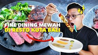 NI RESTO MEWAH TAPI NGERI CUY ADA PATUNG FALLEN ANGEL TAPI KOK MAKANAN-NYA GINI.. 