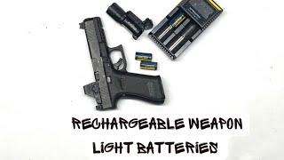 Rechargeable Weapon Light Batteries - CR123 - WML