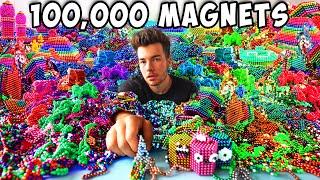I Made A Huge Artwork With 100000 Magnets