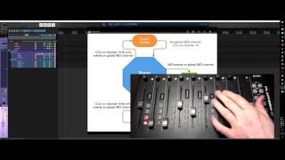 Syncing MIDI CCs to a control surface ICON Platform-M in Reaper