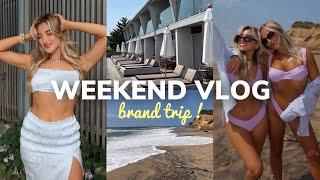 WEEKEND VLOG IN MONTAUK brand trip w Bubble *PART 1*