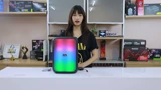 สายปาร์ตี้ต้องห้ามพลาดลำโพงบลูทูธ Ceflar เบสเเน่น สะใจ ที่มาพร้อมกับไฟ RGB