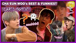 Cha Eun Woos best & funniest SCARED moments of all time  *prepare your ears*