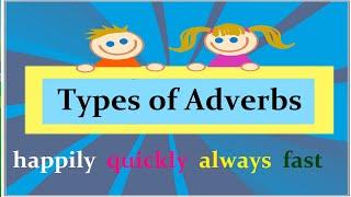 English Grammar  What are Adverbs - Types of adverbs - Words describing verbs